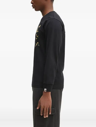A Bathing Ape 1st Camo Bape Sta Long-sleeve T-shirt In Black