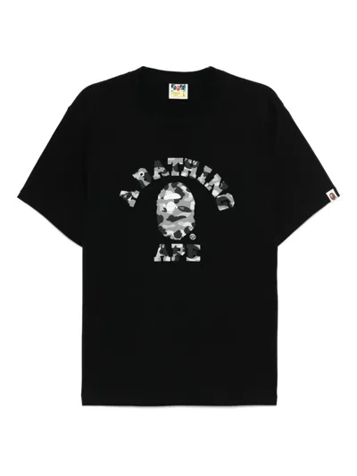 A BATHING APE 1ST CAMO COLLEGE T-SHIRT
