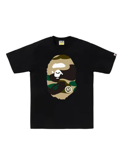 A Bathing Ape 1st Camo Graphic T-shirt In Schwarz