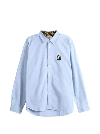 A Bathing Ape 1st Camo One Point Shirt In Blue