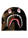 A Bathing Ape 1st Shark Beanie In Black