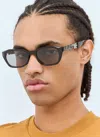 A Bathing Ape #2 Rectangular Sunglasses In Black