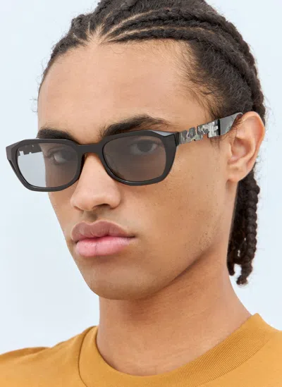 A Bathing Ape #2 Rectangular Sunglasses In Black