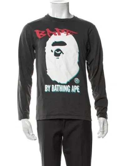 Pre-owned A Bathing Ape 2022 Graphic Print T-shirt In Black