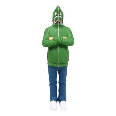 A Bathing Ape 2nd Shark Figure 'green' In Orange