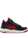 A Bathing Ape 30th Anniversary Clutch Sta™ M1 Leather Hi-top Sneakers In Black