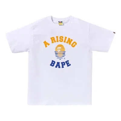A Bathing Ape A Rising Bape Short-sleeve T-shirt In White