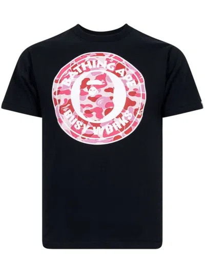 A Bathing Ape Abc Camo Busy Works T-shirt In Black