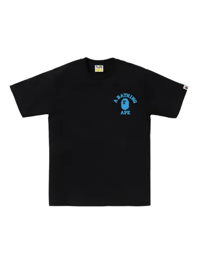 A Bathing Ape Abc Camo Graphic-print T-shirt In Black