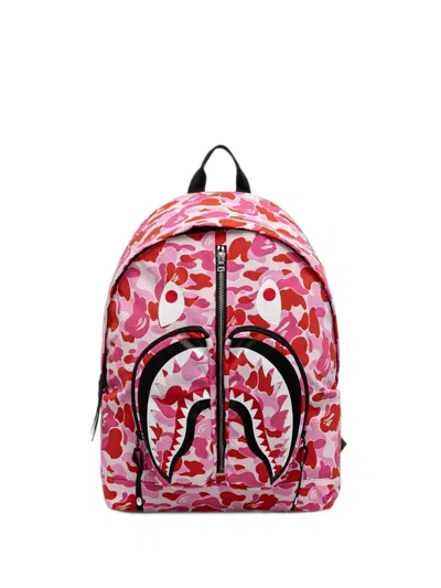 A Bathing Ape Abc Camo Shark Camouflage Backpack In Pattern