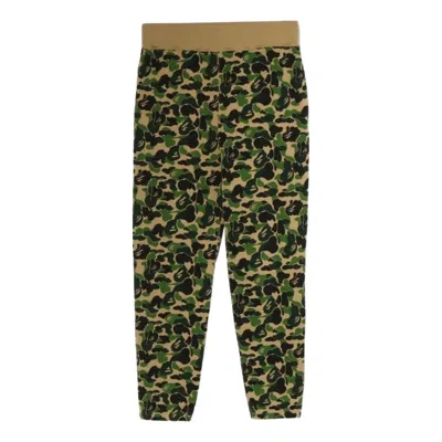 A Bathing Ape Abc Camo Sweat Pants 'green' In Multi