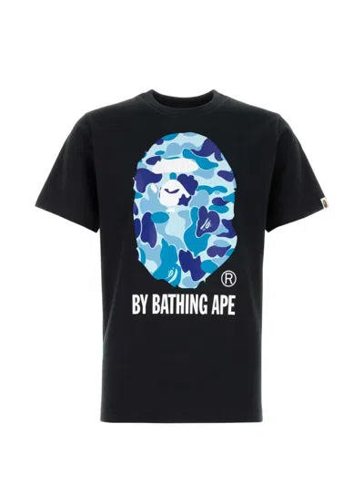 A Bathing Ape Abc Camo T-shirt In Black