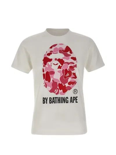 A Bathing Ape Abc Camo By Bath Tee In White
