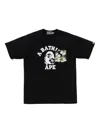 A Bathing Ape Abc Resort T-shirt In Black