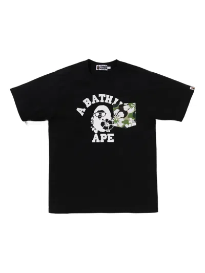 A Bathing Ape Abc Resort T-shirt In Black