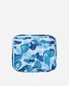 A Bathing Ape Abc Small Assortment Case Blue In Black
