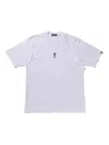 A Bathing Ape Ape Face Logo T-shirt In White