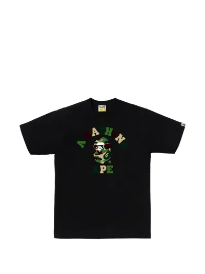 A Bathing Ape Ape Head Logo-print T-shirt In Black