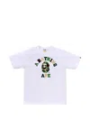 A Bathing Ape Ape Head Logo-print T-shirt In White