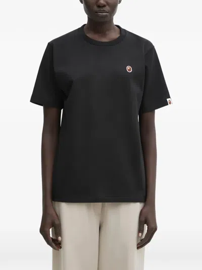 A Bathing Ape Ape Head One Point T-shirt In Black