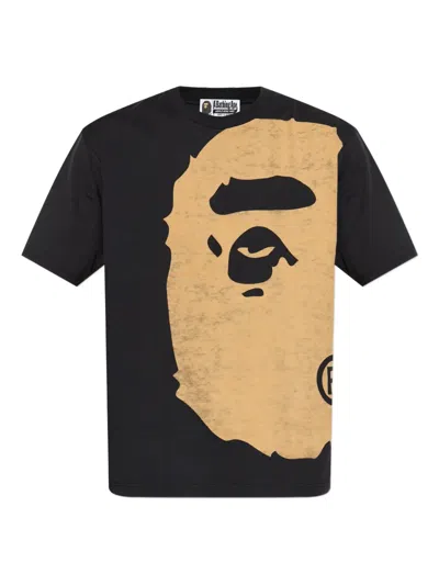 A Bathing Ape Ape Head-print T-shirt In Black