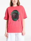 A Bathing Ape Ape Head Rhinestone-embellished T-shirt In Pink