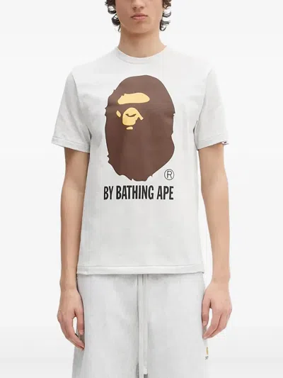 A Bathing Ape Ape Head T-shirt In White
