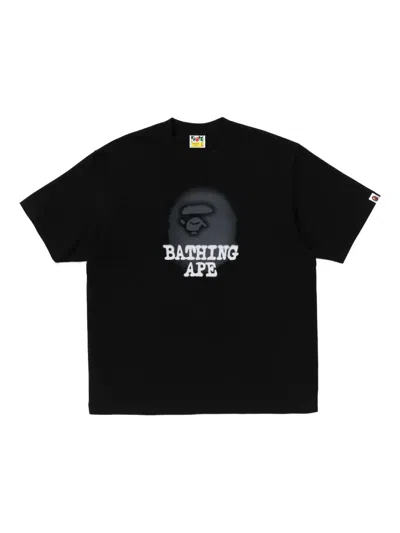 A Bathing Ape Ape-head T-shirt In Black