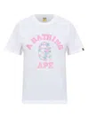 A Bathing Ape Ape Head T-shirt In White