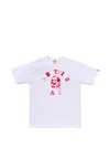 A Bathing Ape Ape Head T-shirt In White