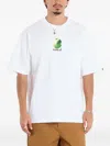 A Bathing Ape Apple-graphic T-shirt In White