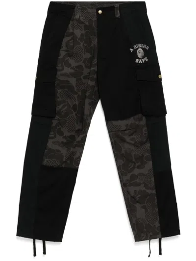 A Bathing Ape Asia Camo Army Hose In Schwarz