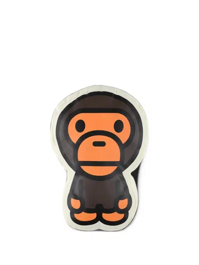 A Bathing Ape Baby Milo Cushion In Brown
