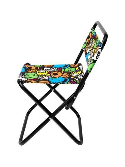 A Bathing Ape Baby Milo Foldable Chair In Black
