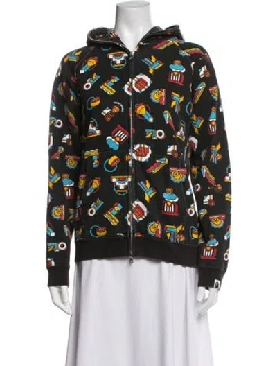 Pre-owned A Bathing Ape Baby Milo Graphic Print Pullover In Black