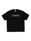 A Bathing Ape Mens Black Baby Milo Graphic-print Cotton-jersey T-shirt Xxl In Black