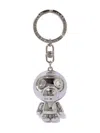 A Bathing Ape Baby Milo Keyring In Metallic