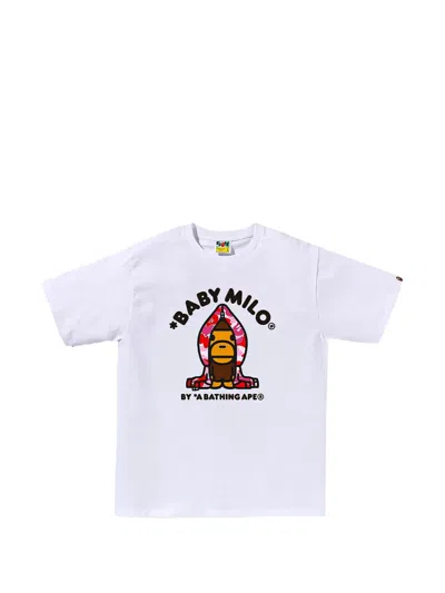 A Bathing Ape Baby Milo Print T-shirt In Multi