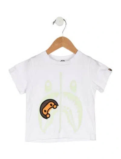 Pre-owned A Bathing Ape Baby Milo Shark T-shirt In White