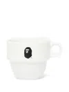 A Bathing Ape Bape Cafe!? Coffee Mug In White