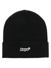 A Bathing Ape Bape-patch Knitted Beanie In Black