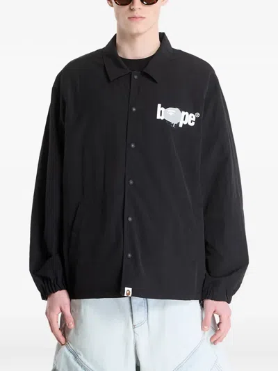 A Bathing Ape Bape Reversible Jacket In Black