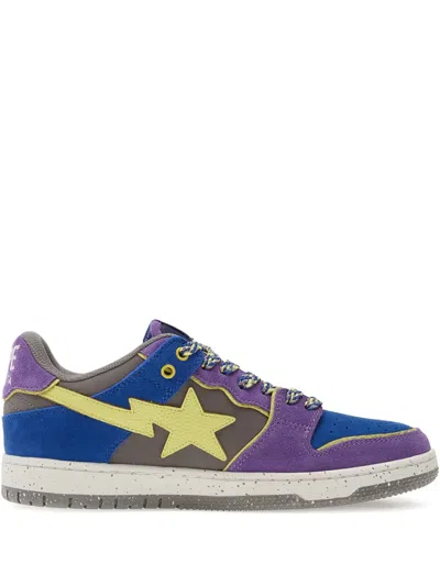 A Bathing Ape Bape Sk8 Sta 1 M2 Lace-up Sneakers In Blue