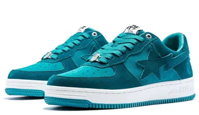 Pre-owned A Bathing Ape "bape Sta 3" Green 1i70-191-008 Size 8