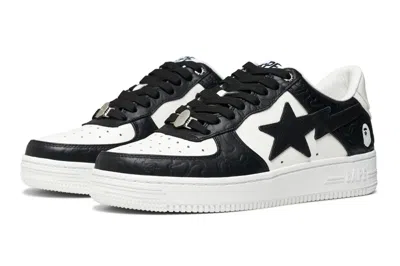 Pre-owned A Bathing Ape "bape Sta 4" Black 1k30-191-304 Size 9.5