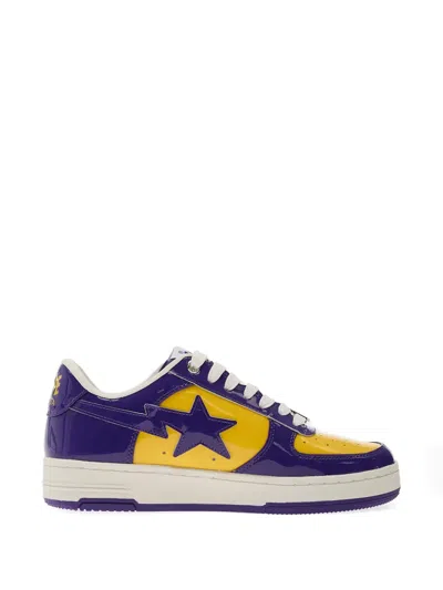 A Bathing Ape Bape Sta 4 M2 Sneakers In Purple