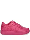 A Bathing Ape Bape Sta #52 Sneakers In 粉色