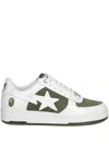 A Bathing Ape Bape Sta #6 L Panelled Sneakers In Multi