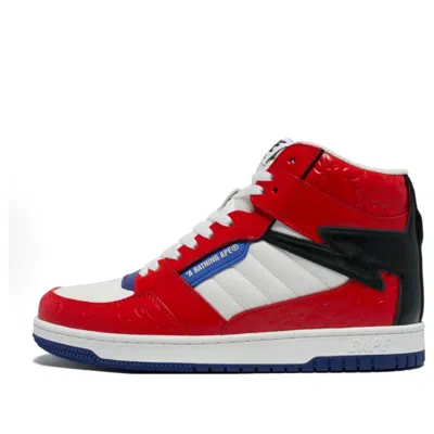 A Bathing Ape Bape Sta 88 Mid 'red White Blue' In Multi