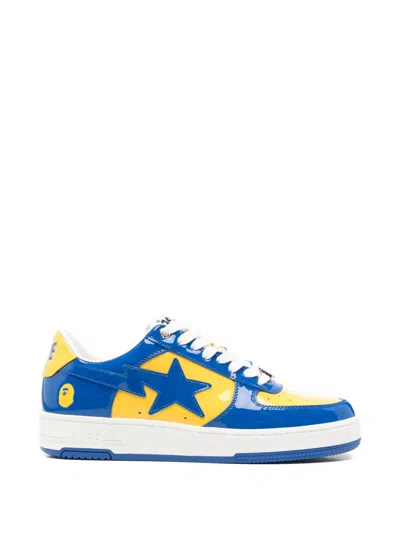 A Bathing Ape Bape Sta Lace-up Sneakers In Blue
